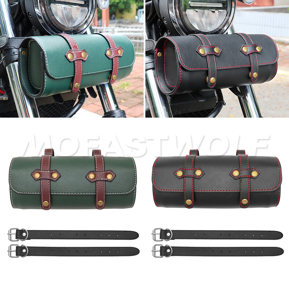Leather Workshop - Motorcycle Universal Bag Saddlebags PU Leather