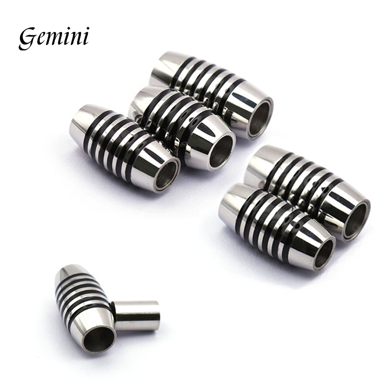 Leatherwork Beginner - 10pcs 5/6mm Tube Stainless Steel Magnetic