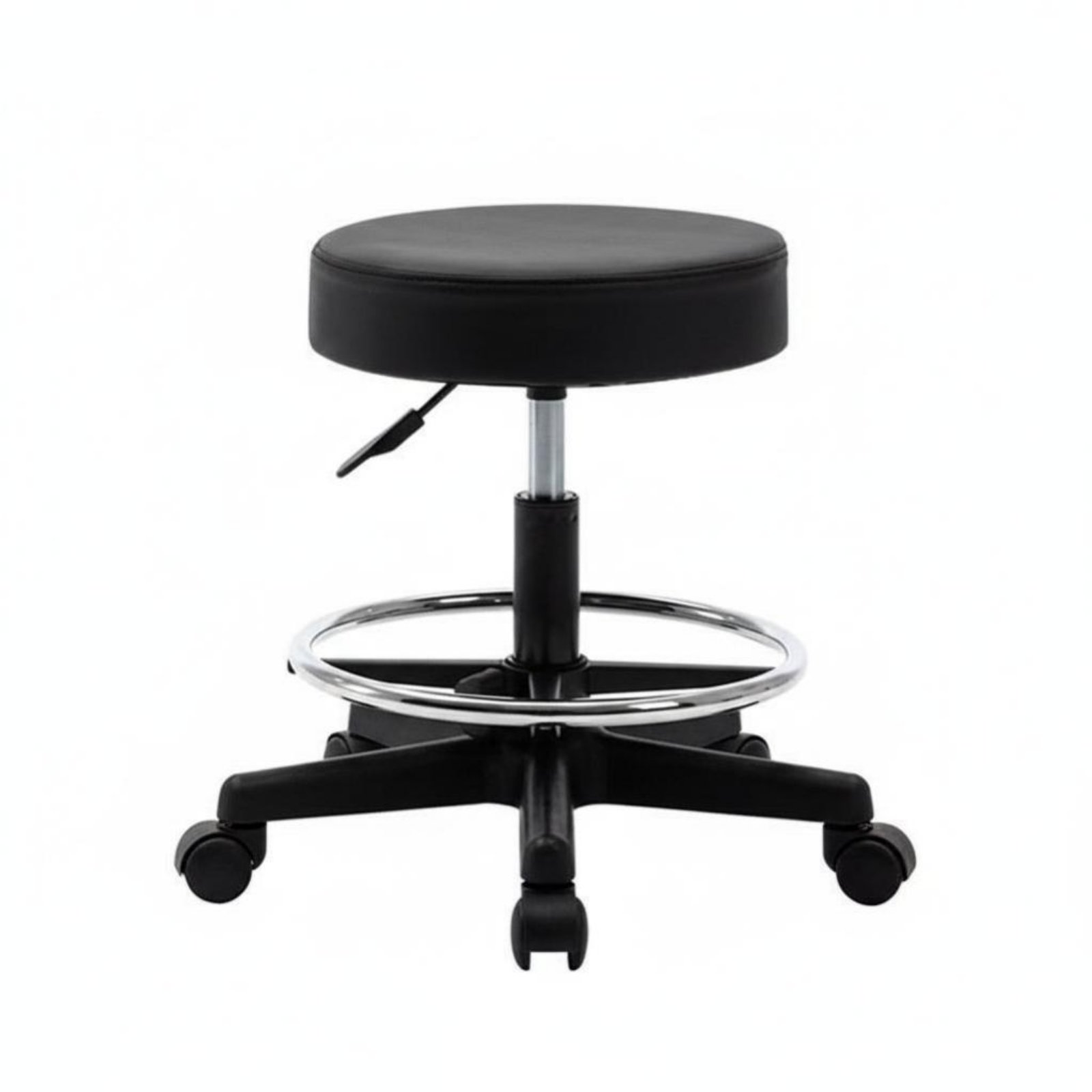 Upholstery Leather Work - Adjustable Rolling Stool Versatile Adjustable Round