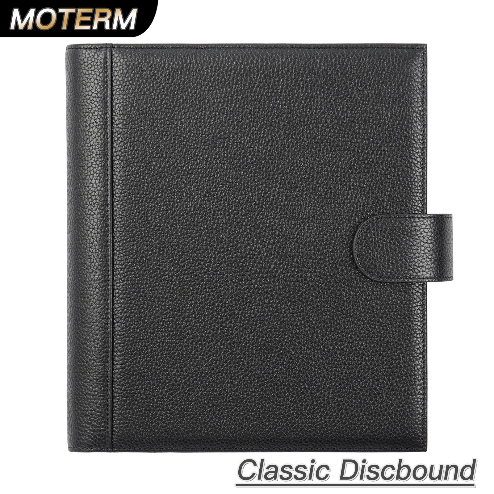 Leather Work Diary - Moterm Genuine Leather Discbound Planner Cover