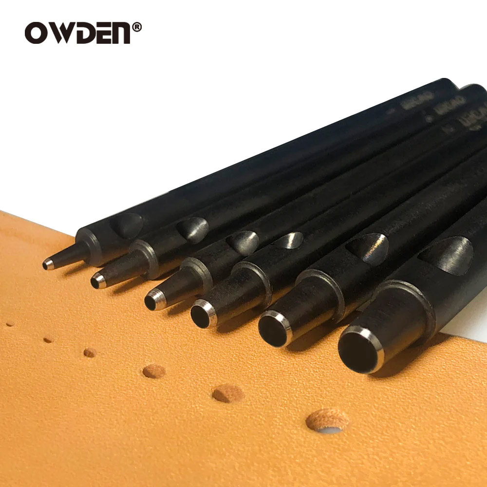 Leatherwork Punch - OWDEN 1-5mm 6Pcs Leather Hollow Puncher