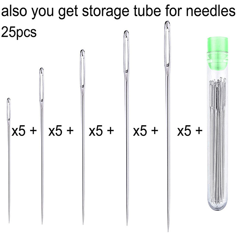 25Pcs Large-Eye Hand-Sewing Ne - Leatherwork Hand Sewing Needles recensie en prijs