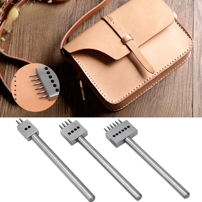 3Pcs Manual Leather Hole Punch - Leatherwork Manual recensie en prijs