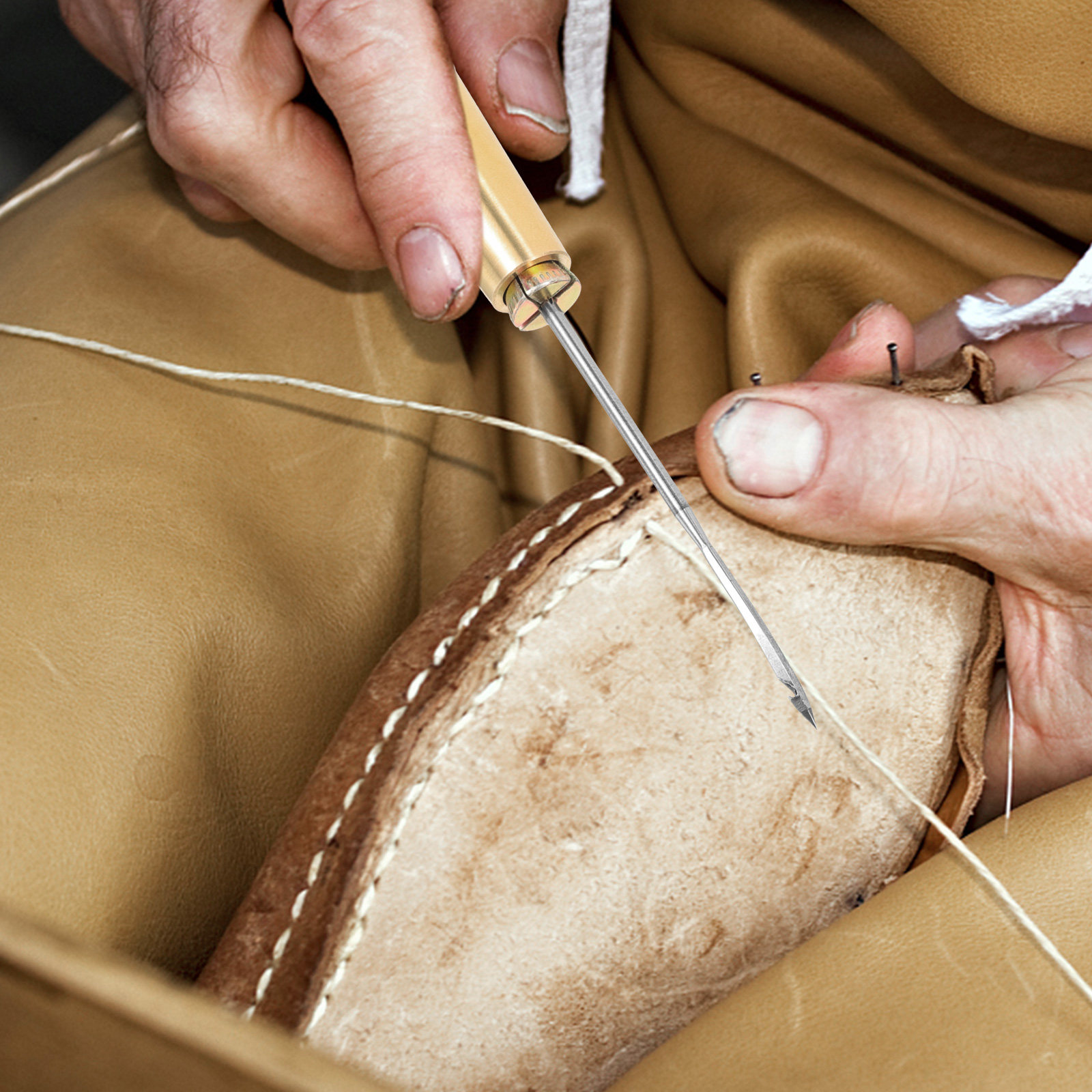 1Set Heavy Duty Shoe Repair Aw - Leatherwork Hand Sewing Needles recensie en prijs