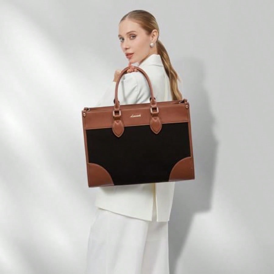 Laptop Bag For Women 15.6 Lnch - Leather Work Laptop Bag recensie en prijs