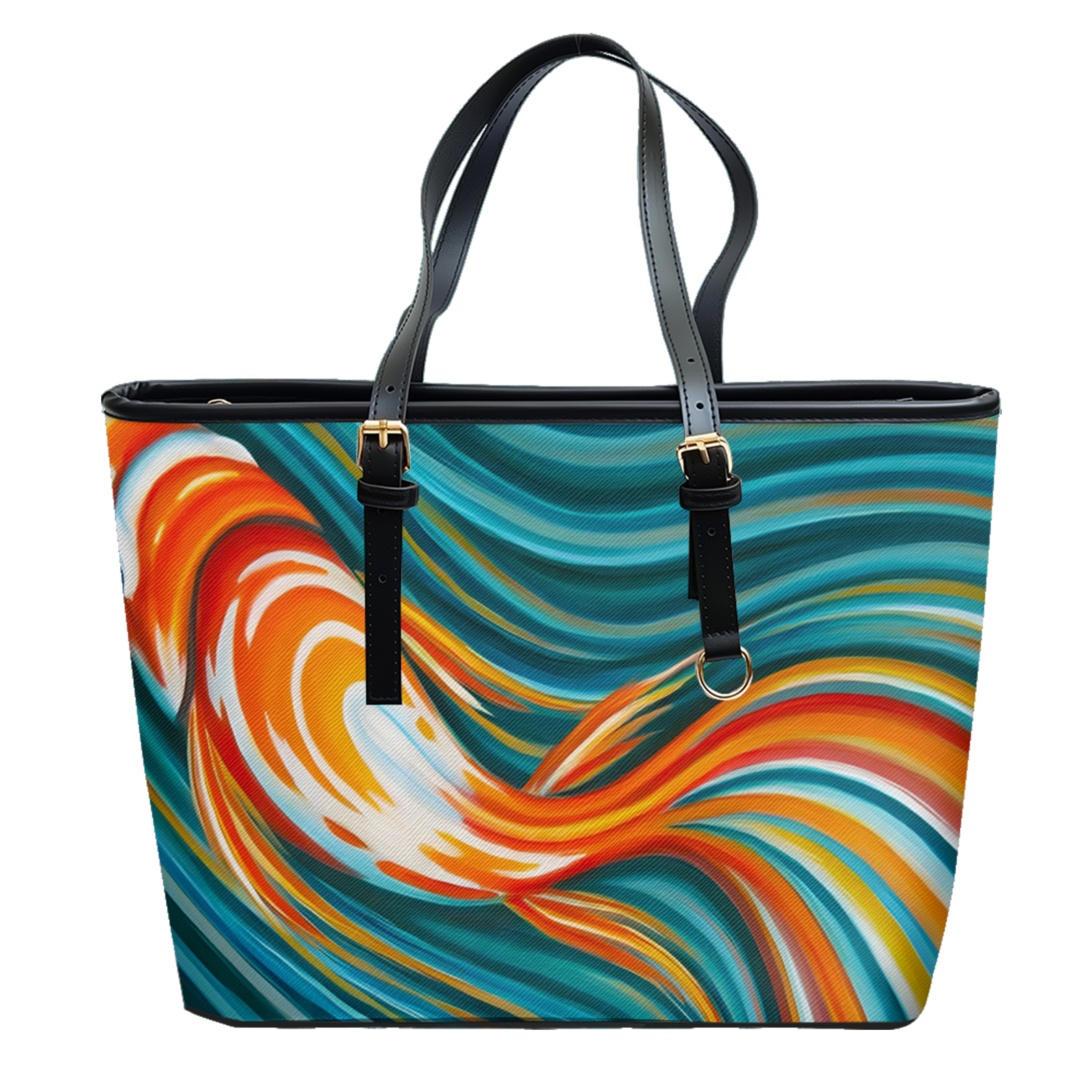 Fluid Art Wave Printed Oxford  - Leather Work In Art recensie en prijs