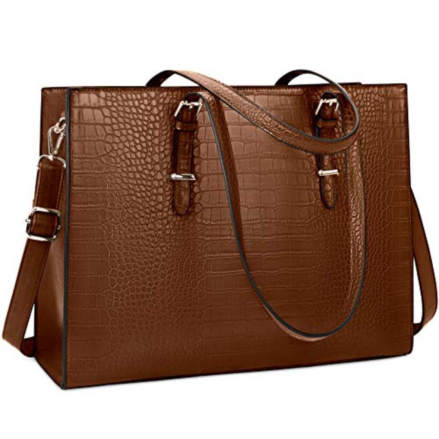 Laptop Bag for Women 15.6 Inch - Leather Work Laptop Bag recensie en prijs