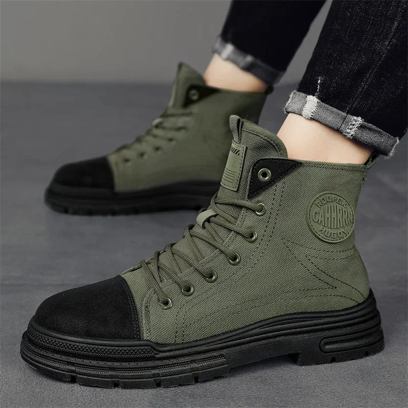 2026 Mens Boots Casual Canvas  - Leather Work Boots recensie en prijs