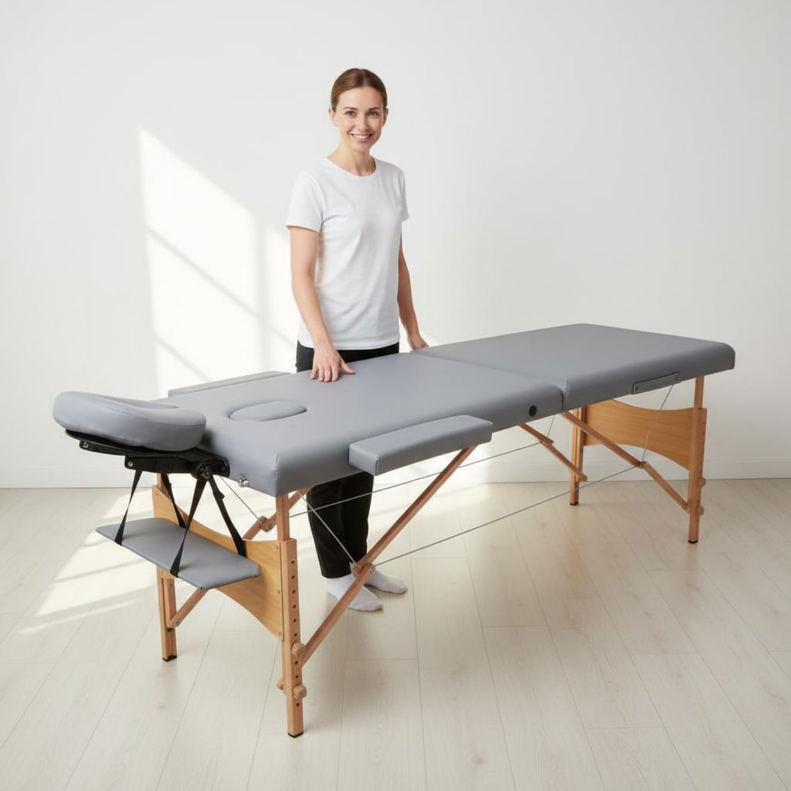 Portable Massage Table PU Leat - Upholstery Leather Work recensie en prijs