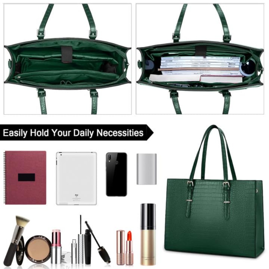 Laptop Bag for Women 15.6 Inch - Leather Work Laptop Bag recensie en prijs