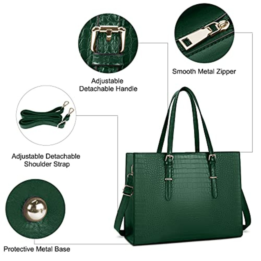 Laptop Bag for Women 15.6 Inch - Leather Work Laptop Bag recensie en prijs