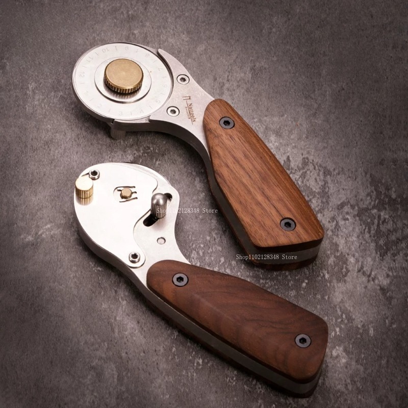 Natural Wooden Handle All-meta - Leatherwork Roller recensie en prijs