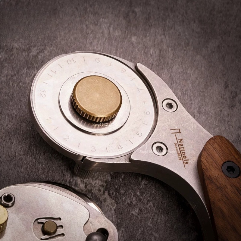 Natural Wooden Handle All-meta - Leatherwork Roller recensie en prijs