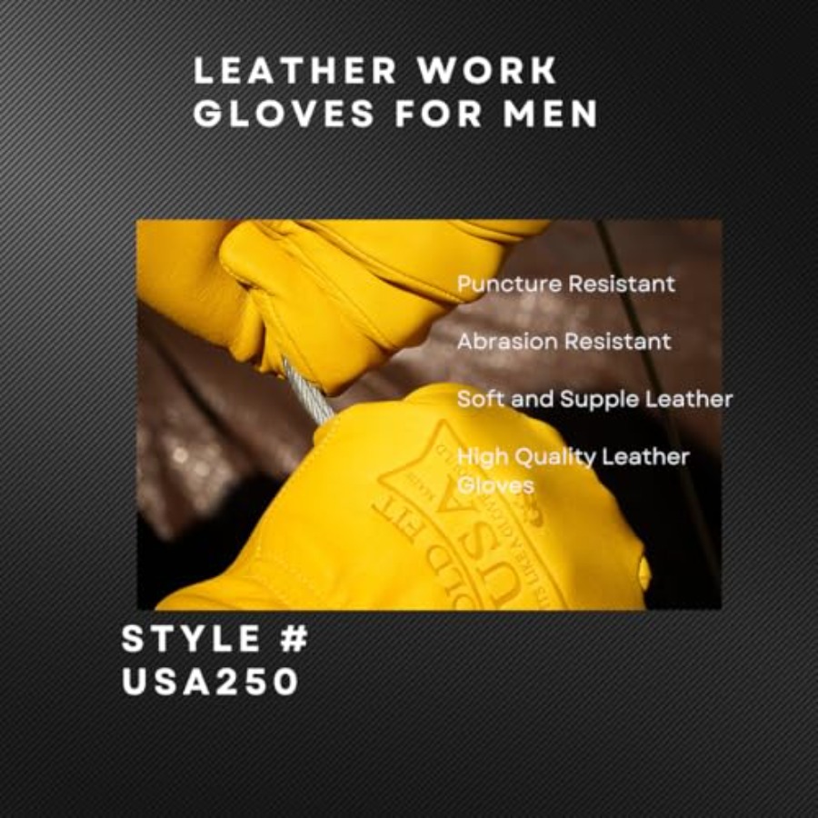 Leather Work Gloves MADE IN US - Leather Works Usa recensie en prijs