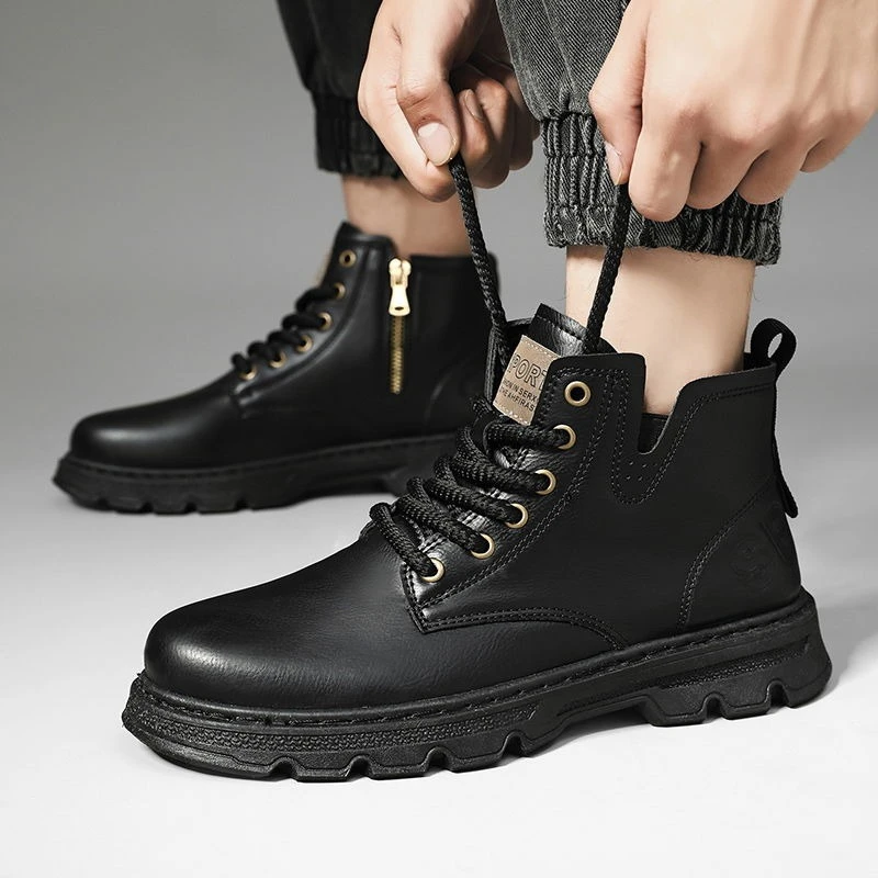 ​Men’s 2025 Winter New Arrival - Leatherwork Boots recensie en prijs
