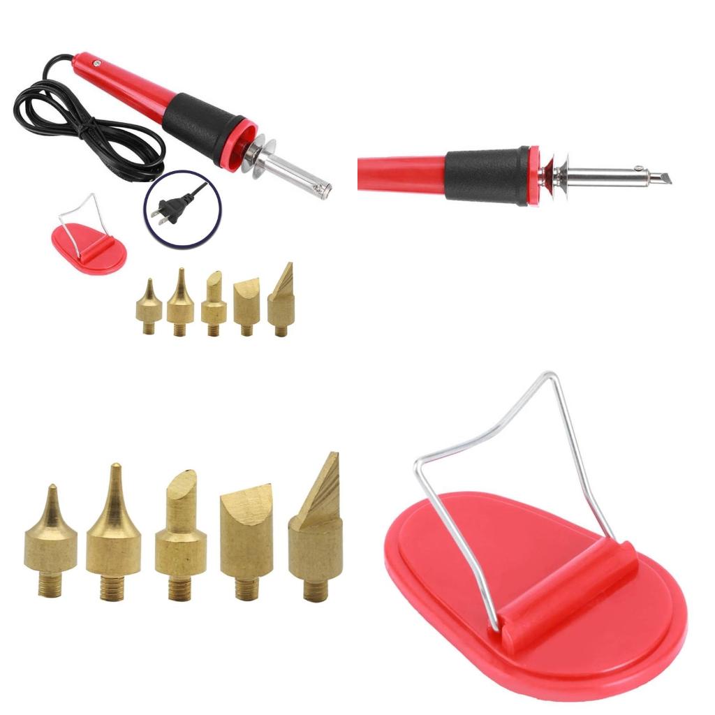 7 Pieces DIY Wood Carved Pyrog - Leather Work In Art recensie en prijs