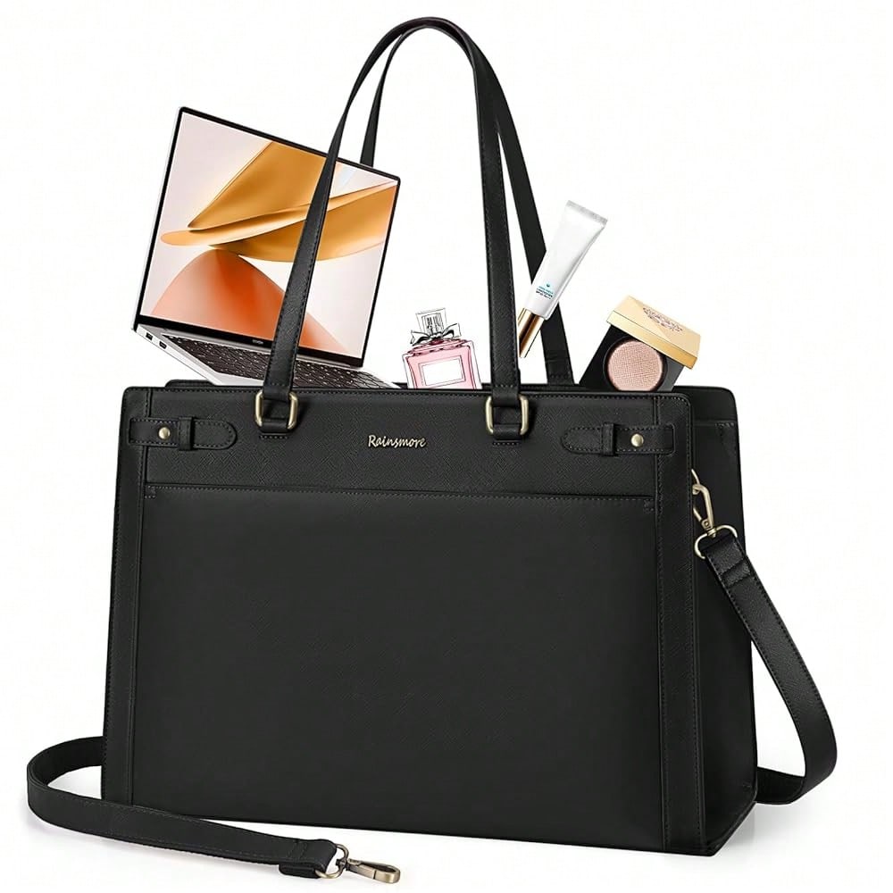 Laptop Bag For Women 15.6 Inch - Leather Work Laptop Bag recensie en prijs
