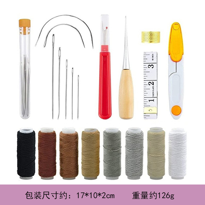 Leather Working Kit with Leath - Leatherwork Hand Sewing Needles recensie en prijs