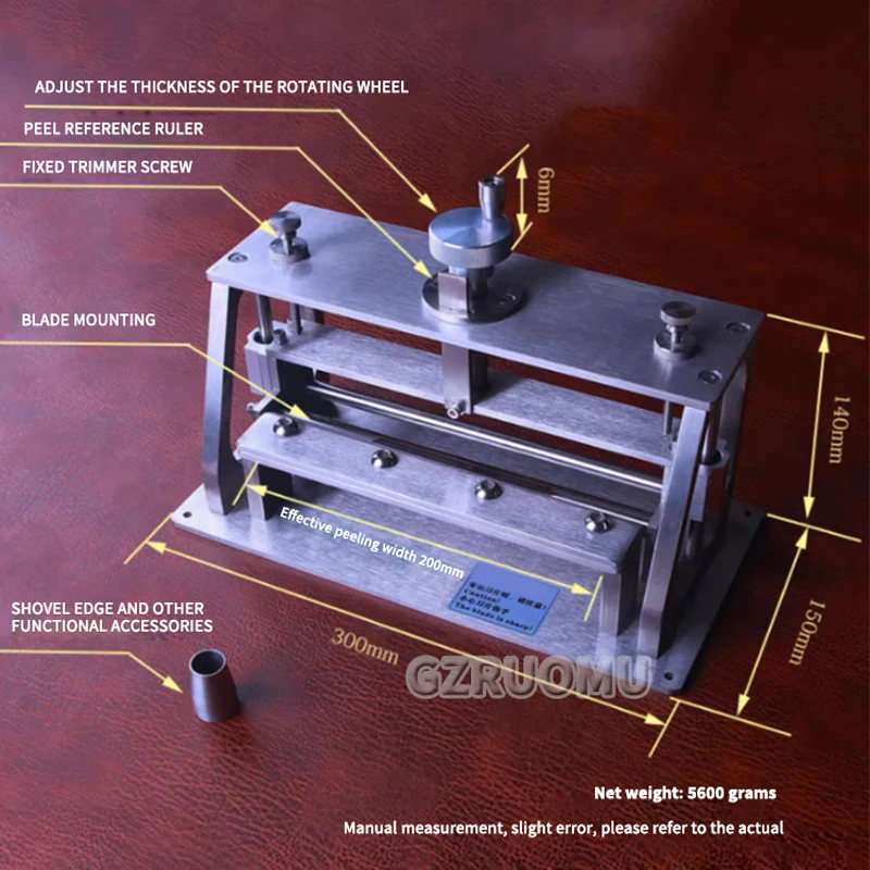 DIY Manual Leather Splitter Ma - Leatherwork Manual recensie en prijs