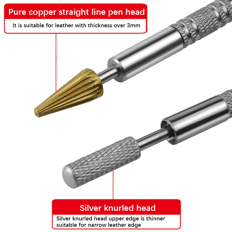 Leather Dual Head Edge Oil Glu - Leatherwork Roller recensie en prijs