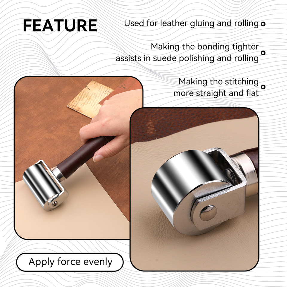 KRABALL Leather Press Edge Rol - Leatherwork Roller recensie en prijs