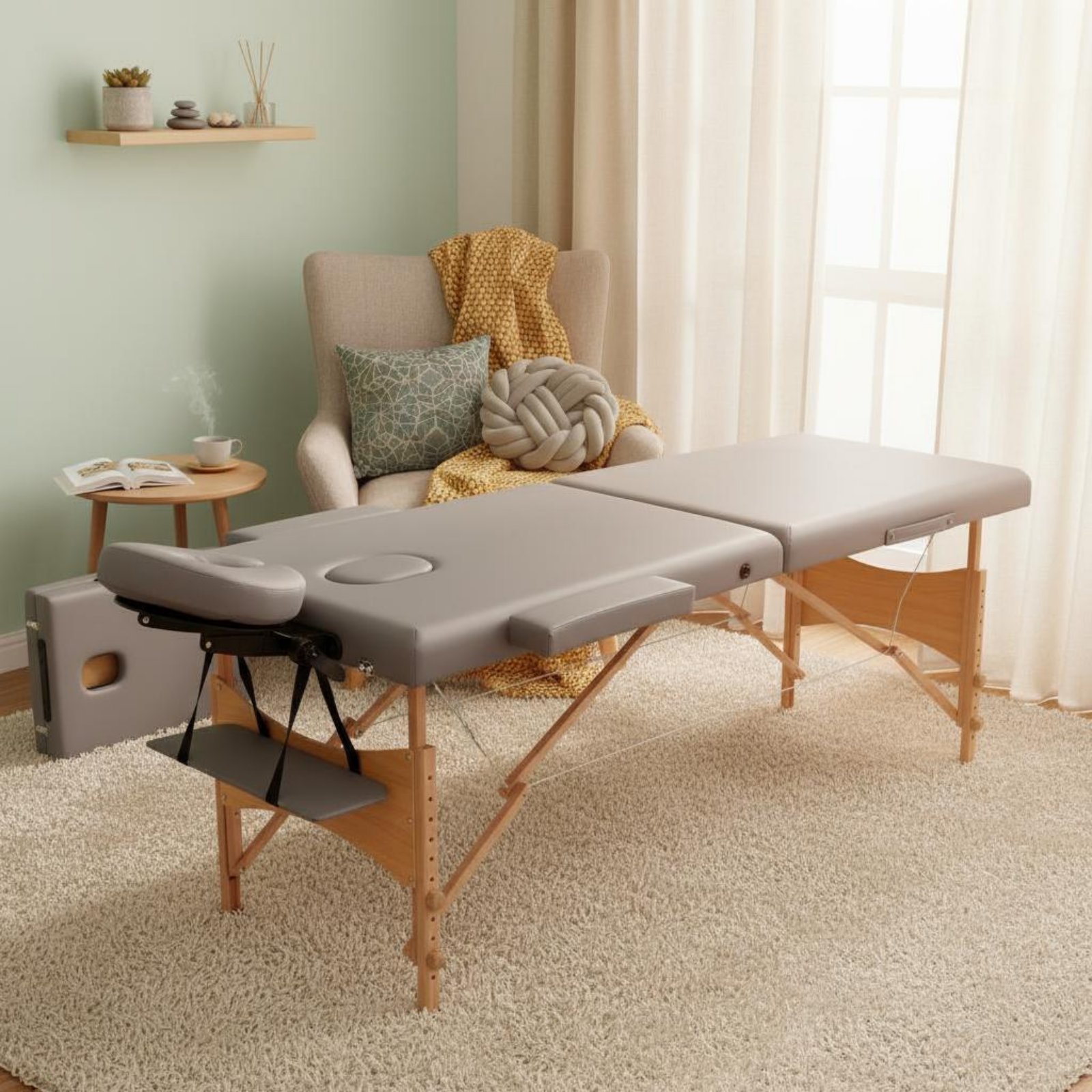 Portable Massage Table PU Leat - Upholstery Leather Work recensie en prijs