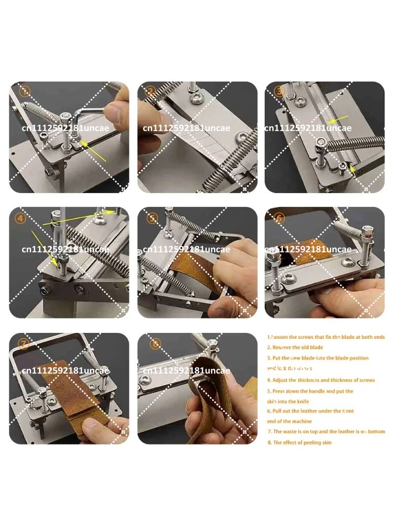 Manual Leather Splitter Peelin - Leatherwork Manual recensie en prijs