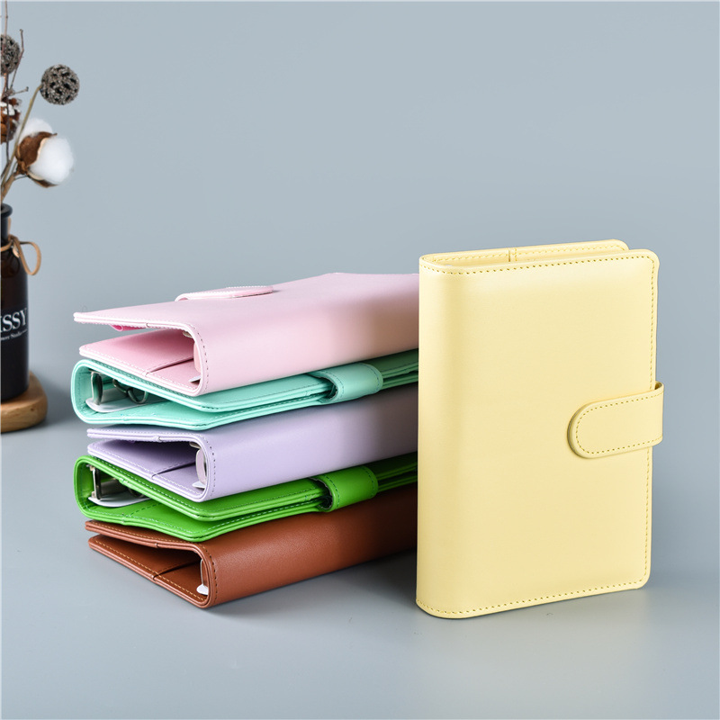 Macaron Color A5 A6 6 Ring Bin - Leather Work Diary recensie en prijs