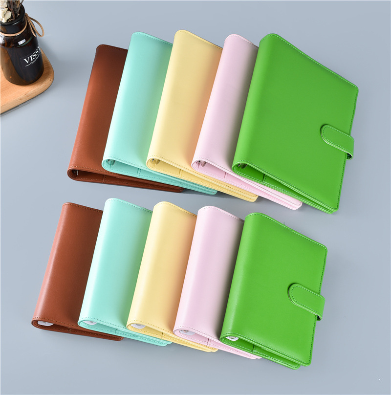 Macaron Color A5 A6 6 Ring Bin - Leather Work Diary recensie en prijs