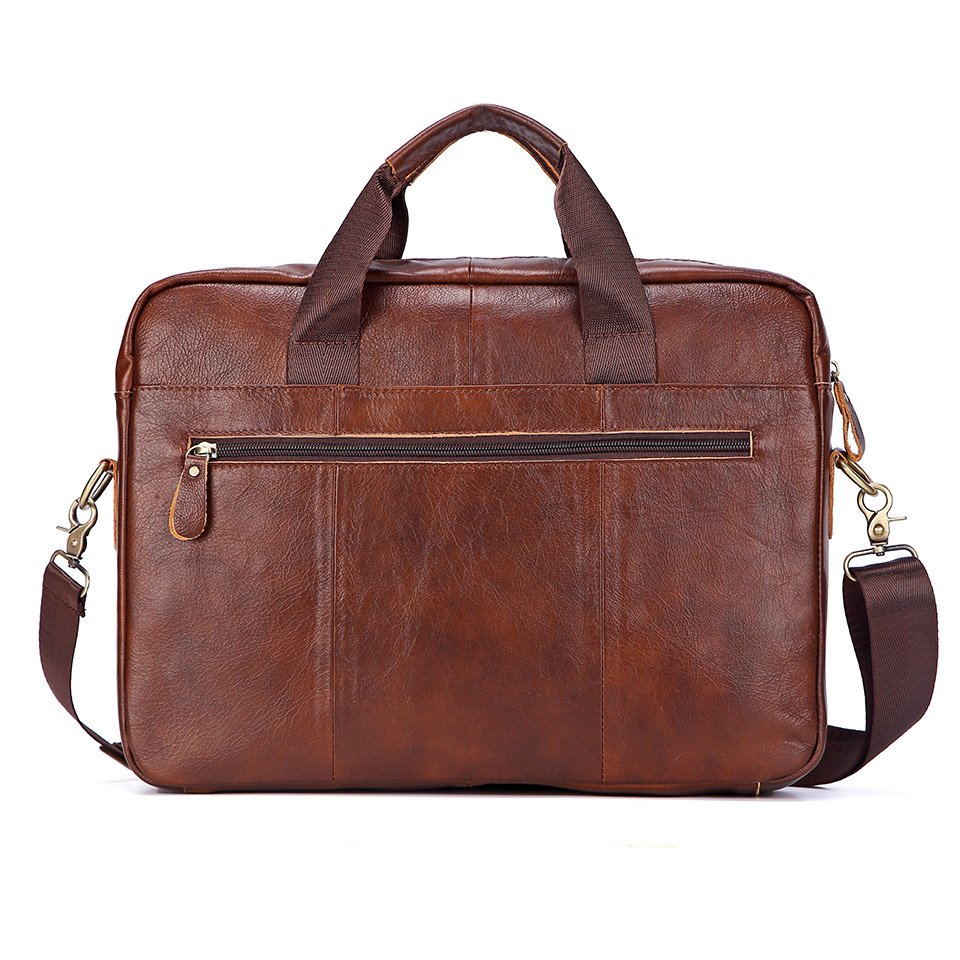 Men Genuine Leather Handbag Fa - Leather Work Laptop Bag recensie en prijs