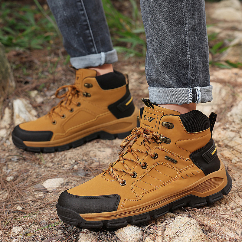 New Autumn Men's Boots Fashion - Leather Work Boots recensie en prijs