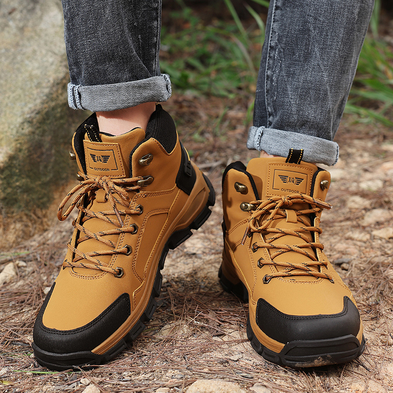 New Autumn Men's Boots Fashion - Leather Work Boots recensie en prijs