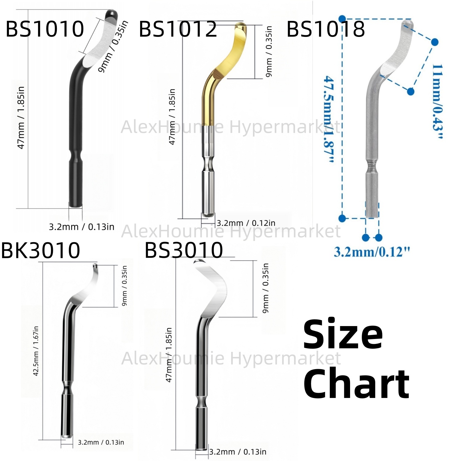 10PCS High Speed Swivel Blades - Swivel Knife Tool recensie en prijs