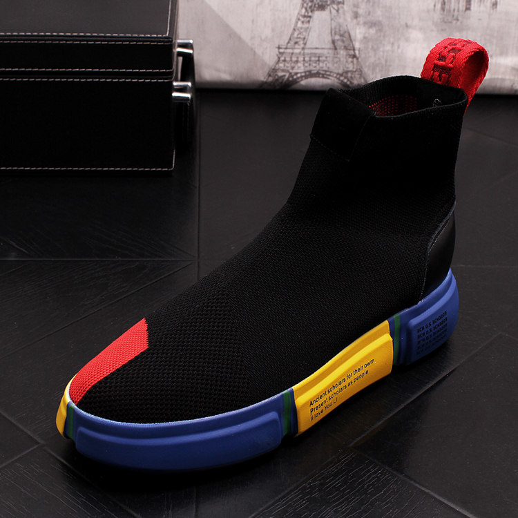 2026 New Men's Black Sock Snea - Leather Work Boots recensie en prijs