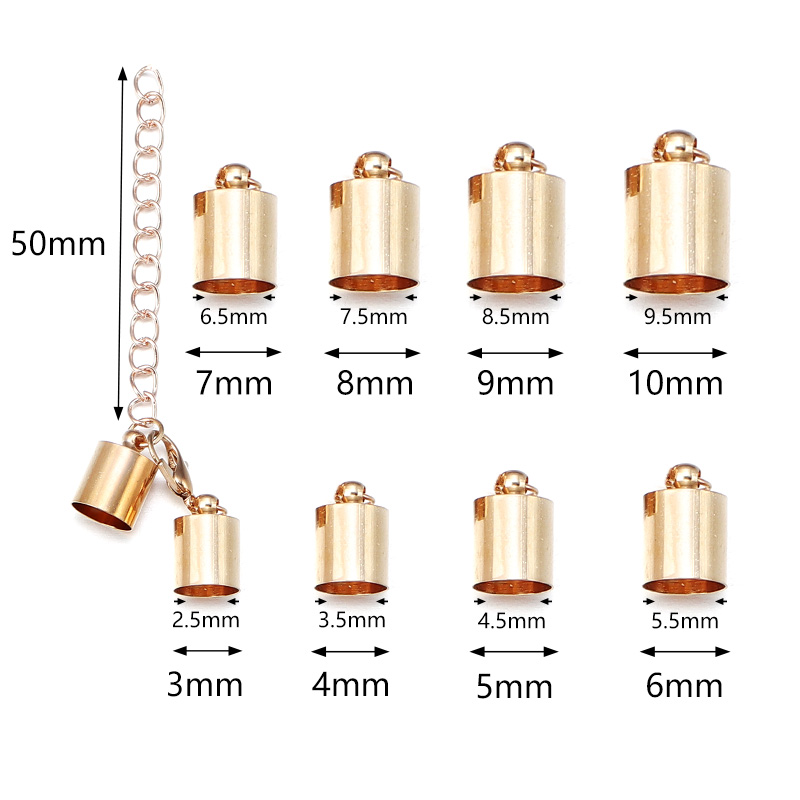 10Sets Leather Cord End Caps W - Leatherwork Beginner recensie en prijs