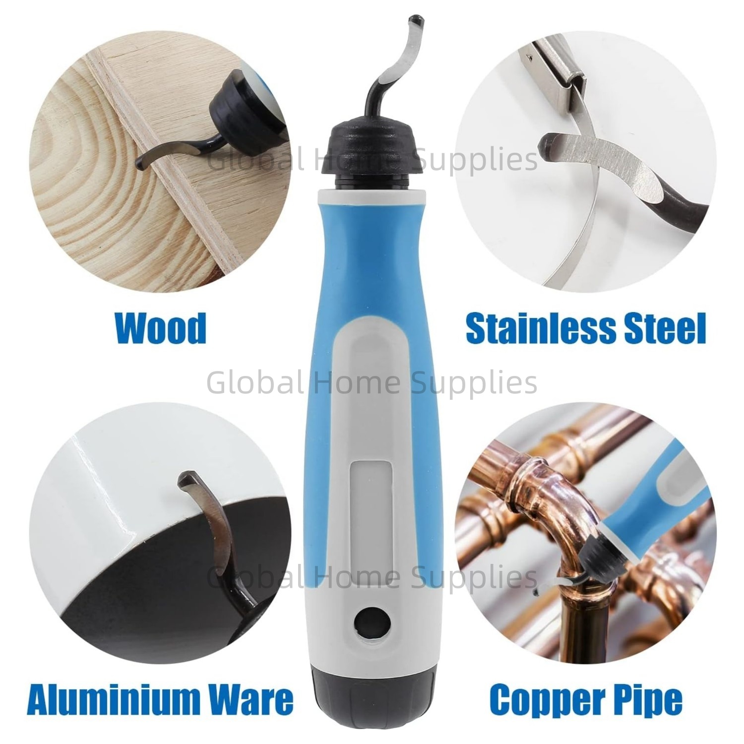 Hand Deburring Tool Kit with 4 - Swivel Knife Tool recensie en prijs