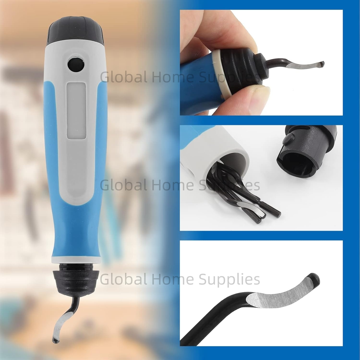 Hand Deburring Tool Kit with 4 - Swivel Knife Tool recensie en prijs