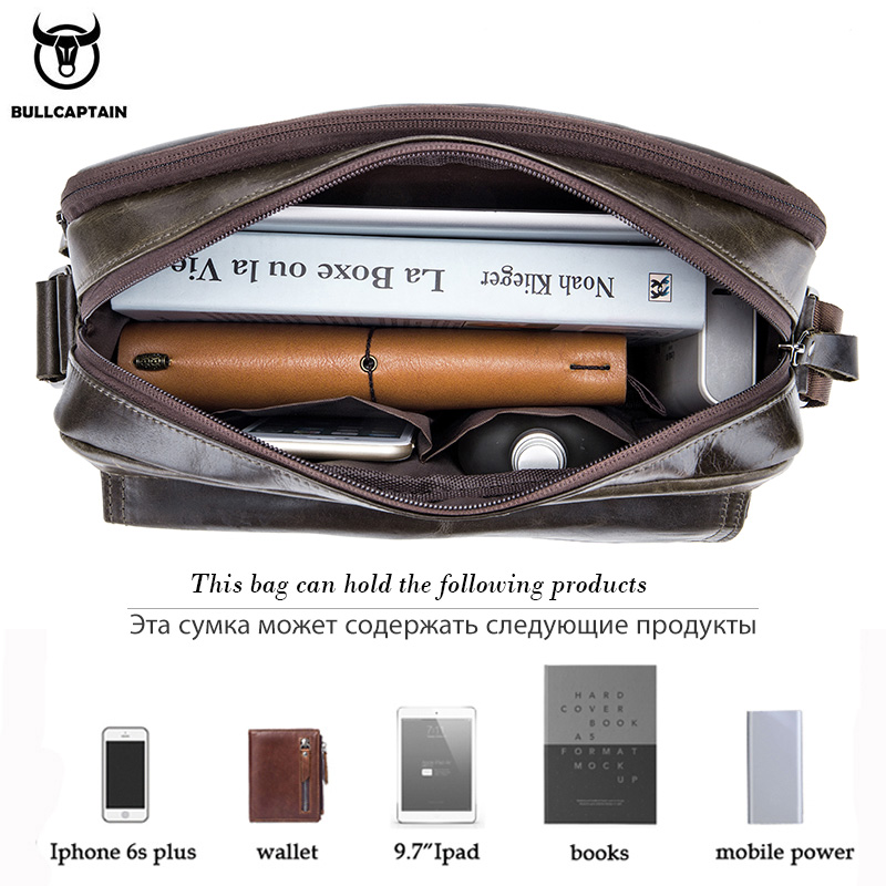 BULLCAPTAIN Genuine Leather Me - Leather Work Laptop Bag recensie en prijs