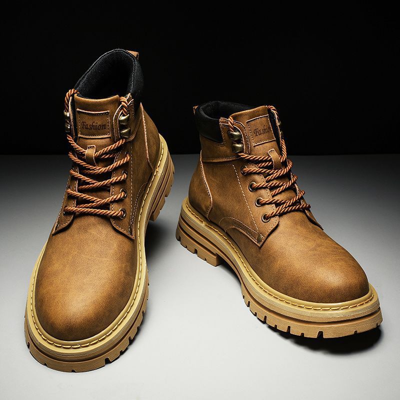 Fashion Men Boots Spring Comfo - Leather Work Boots recensie en prijs