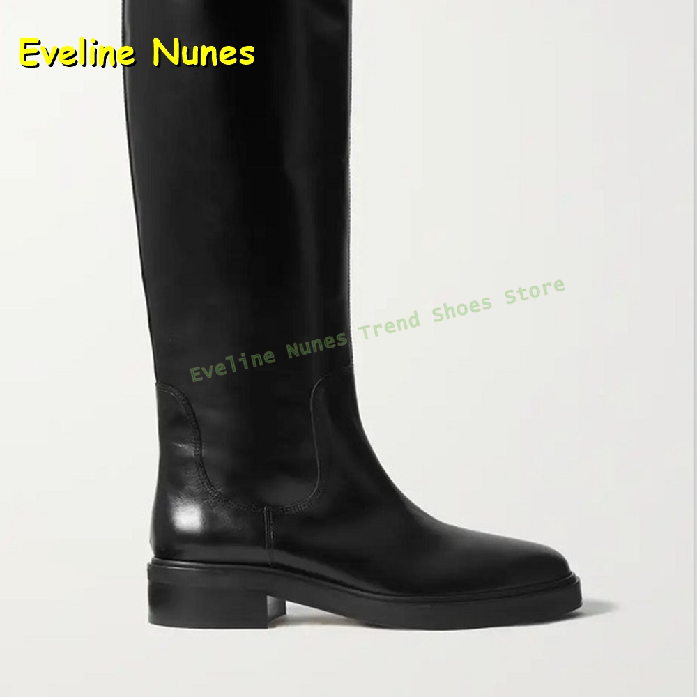 Black Leather Knee High Riding - Leather Work Boots recensie en prijs