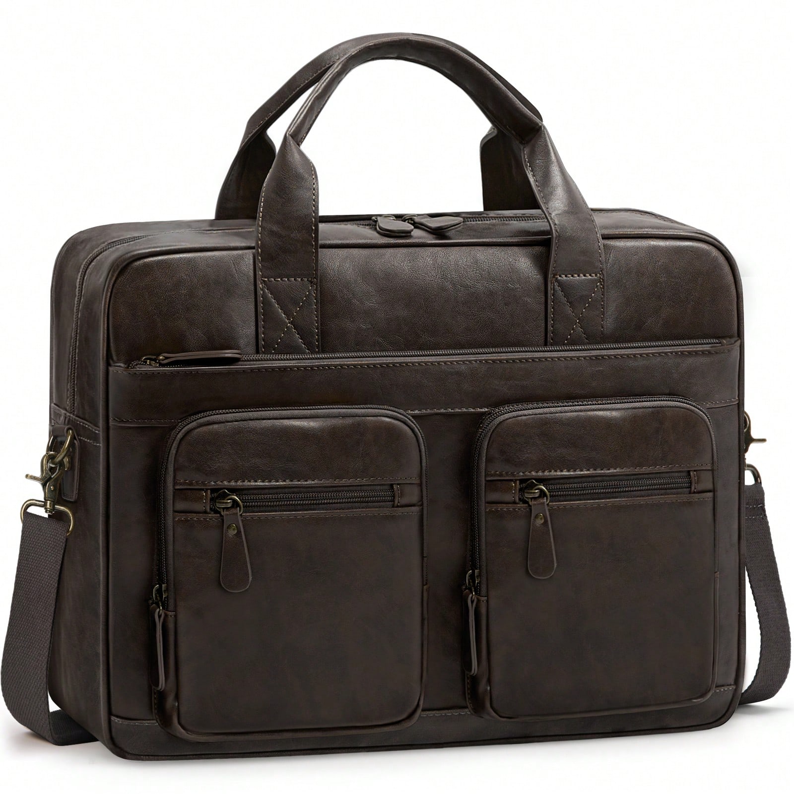 Vintage Messenger Bag For Men  - Leather Work Laptop Bag recensie en prijs