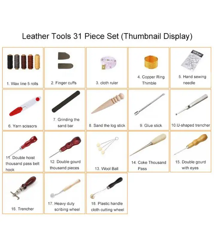 Professional Leather Sewing Cr - Leatherwork Hand Sewing Needles recensie en prijs