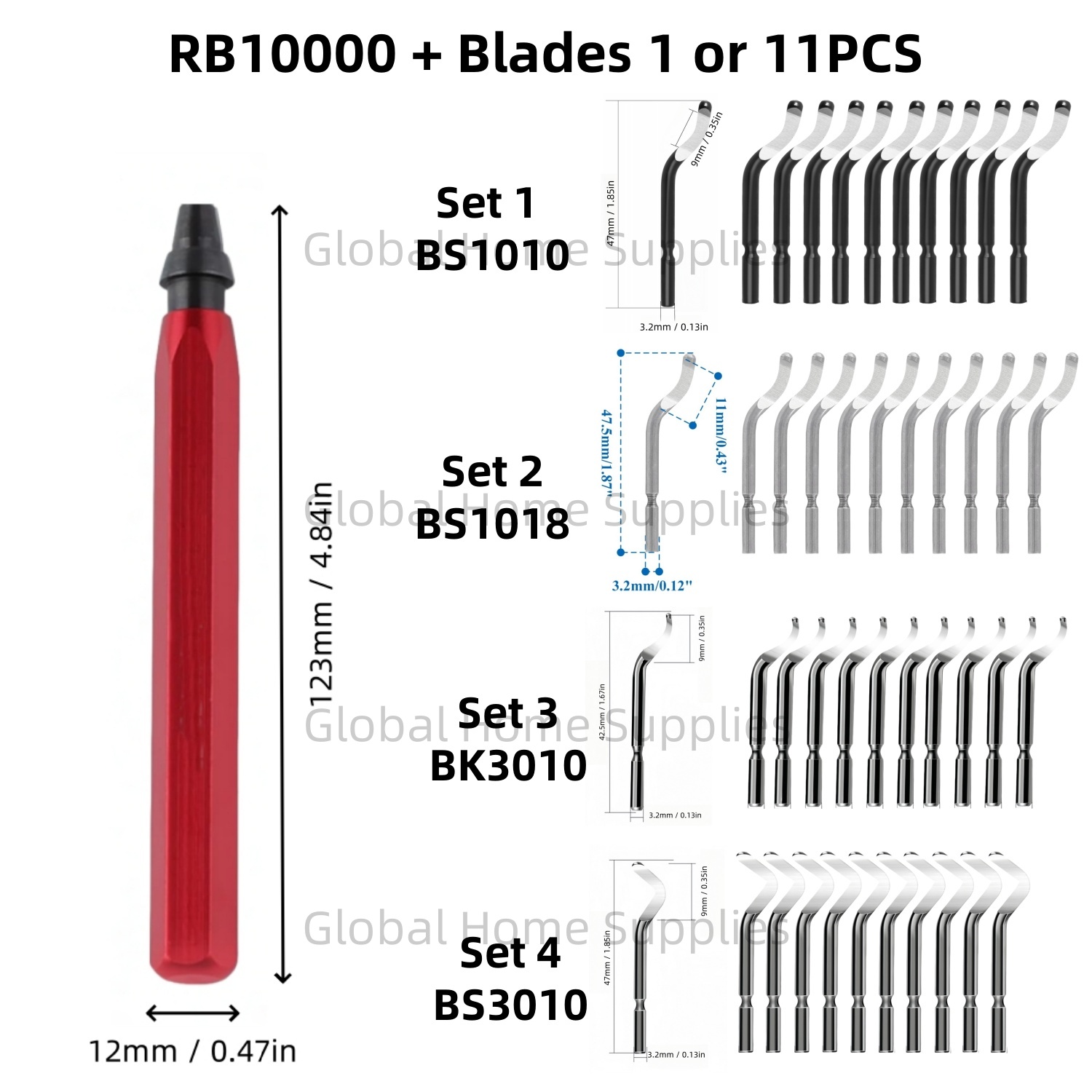 Deburring Tool Set RB1000 with - Swivel Knife Tool recensie en prijs