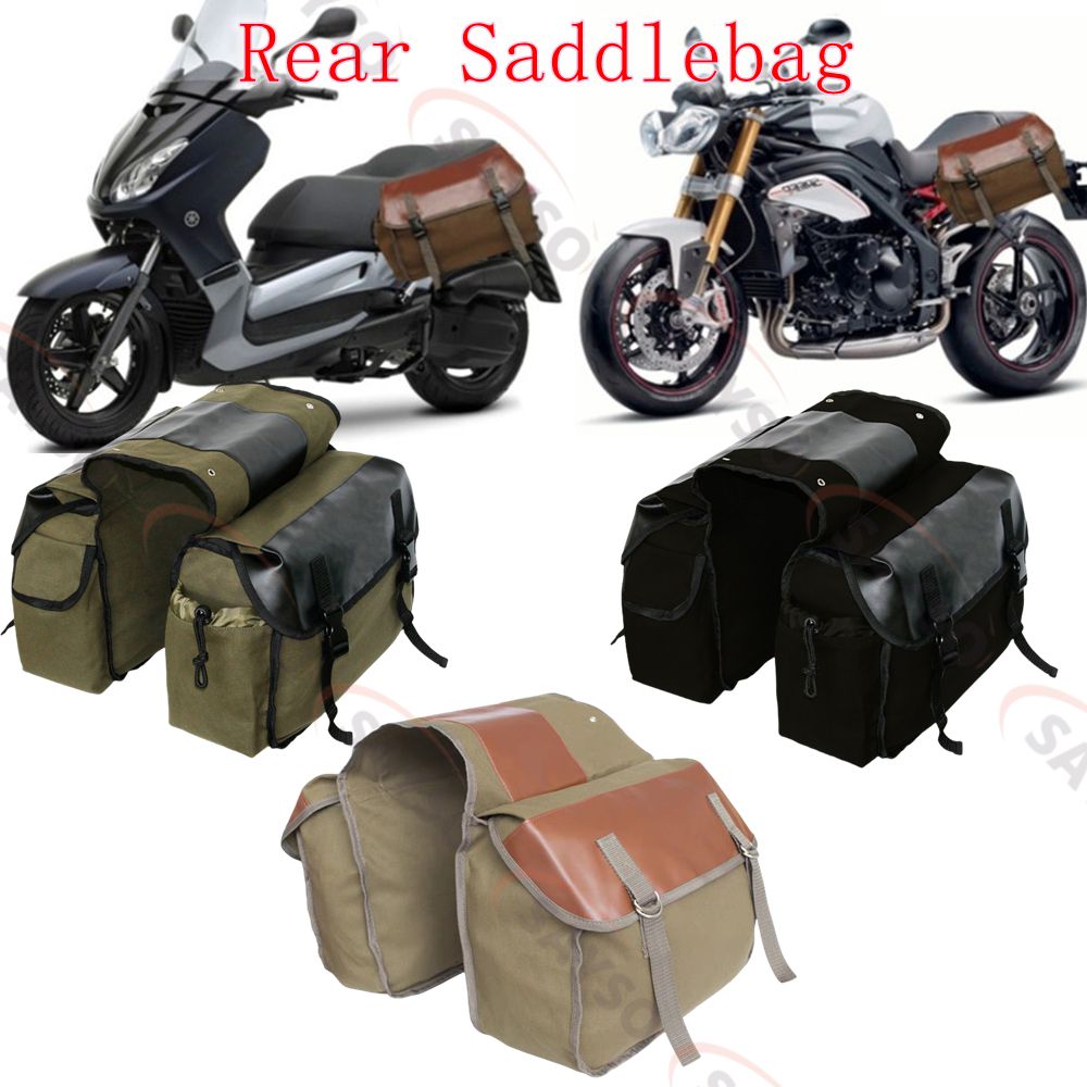 Canvas Leather Rear Saddlebag  - Leather Workshop recensie en prijs