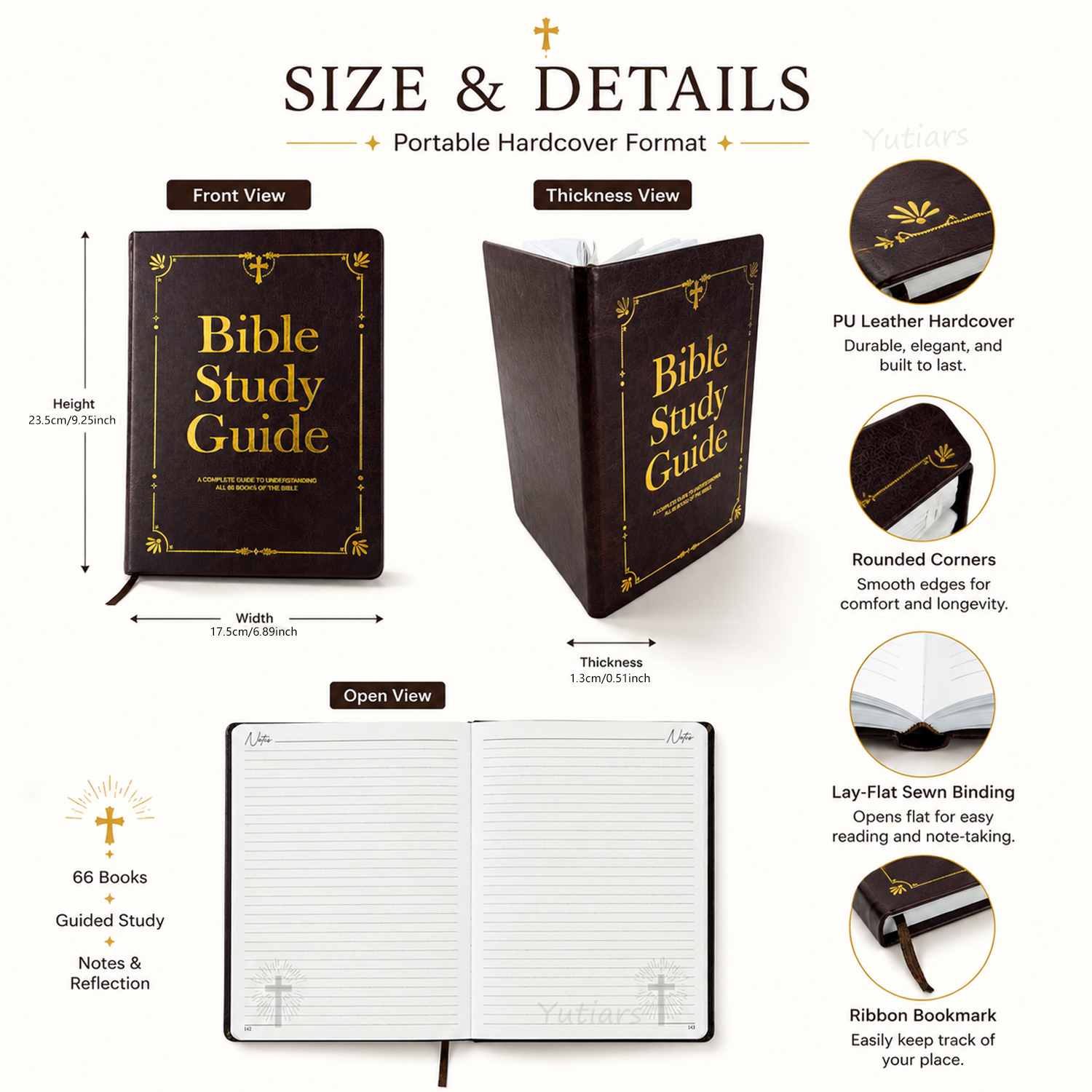 PU Leather Bible Study Journal - Leather Work Diary recensie en prijs