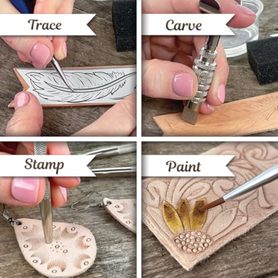Leather Working Kit Leather To - Leather Work In Art recensie en prijs