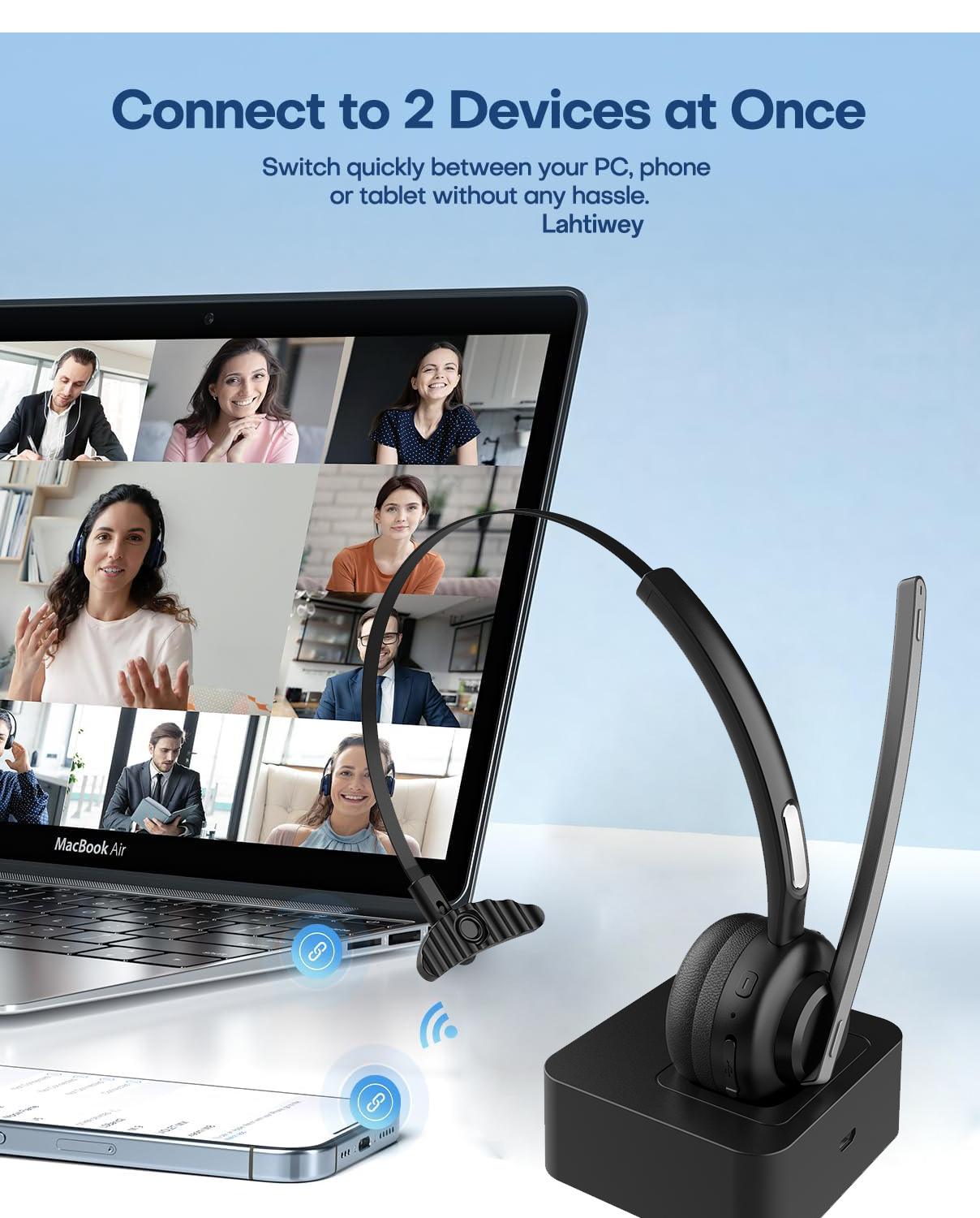 Bluetooth Headset, Wireless He - Leatherwork Manual recensie en prijs