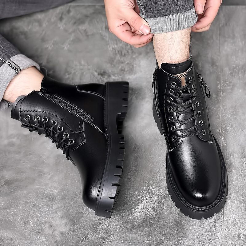 Men Classic Genuine Leather Bo - Leather Work Boots recensie en prijs