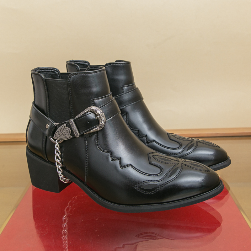 Men's Pointed Toe Ankle Boots  - Leather Work Boots recensie en prijs