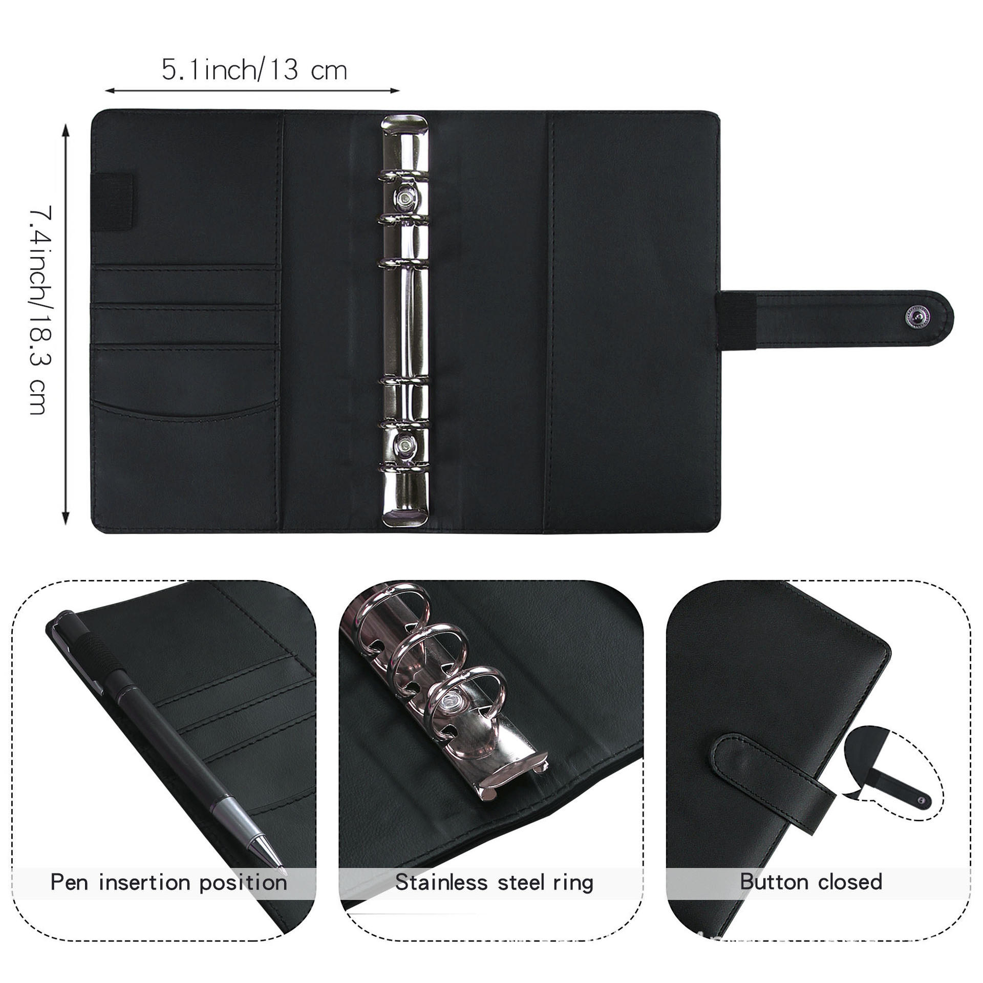 A6 Budget Binder Planner With  - Leather Work Diary recensie en prijs